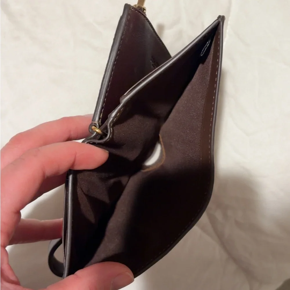 Coach Dark Brown Leather Wallet - Picture 5 of 5